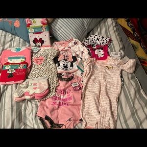 These are all brand new clothes from babies r us still have tags on them.